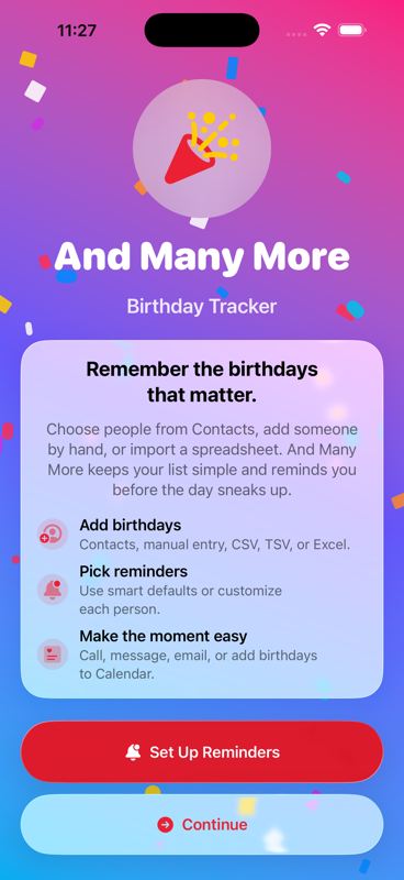 And Many More upcoming birthdays list