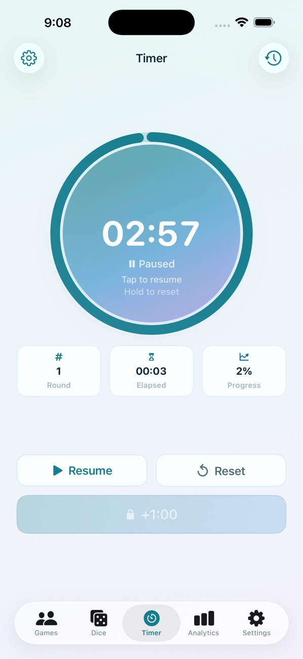 RoundsKeeper game timer